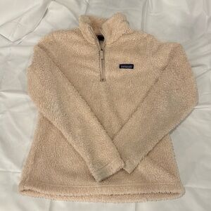 Patagonia Cream Fuzzy 1/4 Zip Women’s Jacket
